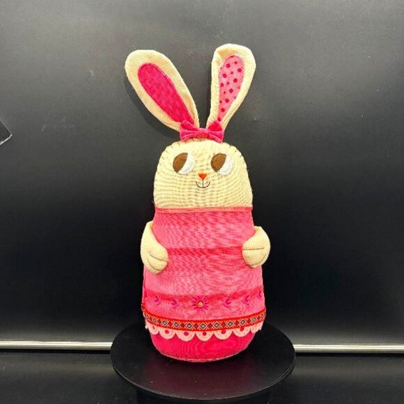 Target 2016 Other - Vintage 2016 Target Stuffed Pink Bunny Rabbit Easter Decor 13"